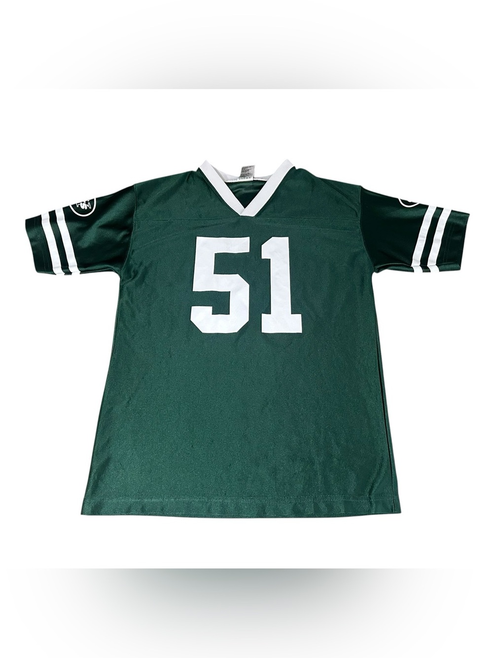 NFL Team Apparel Youth New York Jets Jonathan Vilma Home Jersey Sz XL
